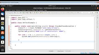 How to use Java Reflection to print Constructors and Methods of a class