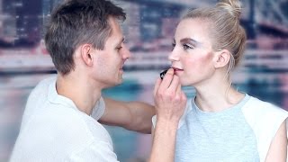 ♥ My Boyfriend Does My Makeup TAG ♥ Мой МУЖ Делает Мне Макияж