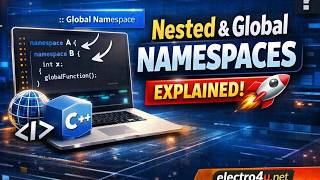 C++ Nested Namespace Explained 🚀 | Global Namespace & Scope Made Easy