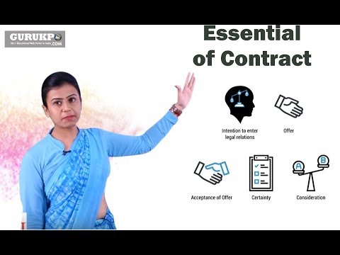 Essential Of Contract(B.Com) - YouTube