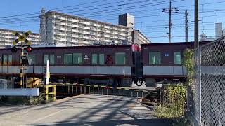 近鉄京都線の踏切(桃山御陵前ー向島)　京都府