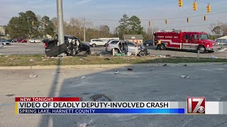 Witness talks about deadly Harnett County deputy chase, crash