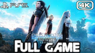 CRISIS CORE FINAL FANTASY VII REUNION Gameplay Walkthrough FULL GAME (4K 60FPS) No Commentary