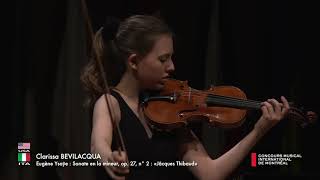 Clarissa Bevilacqua | CMIM Violon/Violin 2019 | Première épreuve/First Round