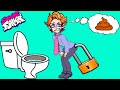 The SENPAI's tummy doesn't work. Something happened in the toilet. Friday Night Funkin animation