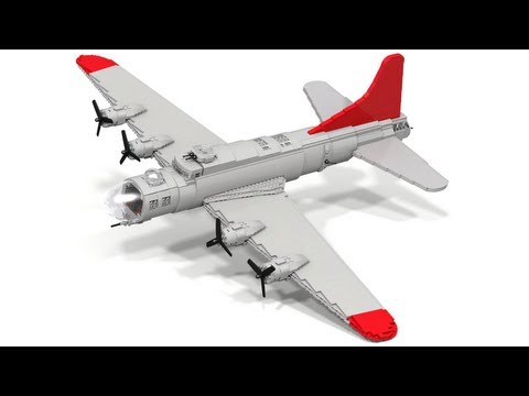 How To Build A Huge Lego WWII B-17 Flying Fortress