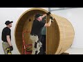 thermory barrel sauna assembly in canada u0026 the usa