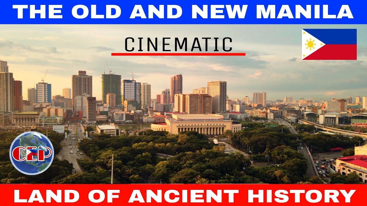 The Old And New Manila | Land Of Ancient History | Aerial Shot ...