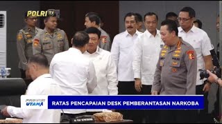 RAKOR TINGKAT MENTERI \u0026 RILIS PENCAPAIAN DESK PEMBERANTASAN NARKOBA