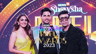 Showsha Reel Awards 2023 Full Show | Sidharth Malhotra and Kiara Advani Attend The News18 Event