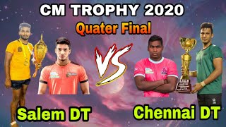 QF | Salem DT VS Chennai DT | CM Trophy kabaddi Match 2020 | VINO MEDIA