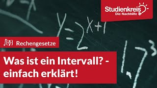 Was ist ein Intervall? | Mathe verstehen mit dem Studienkreis