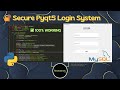 Create a Secure Login System with PyQt5 & QtDesigner | Python GUI (Tutorial for Beginners)