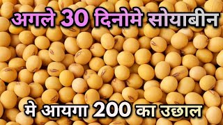 अरे वह ! -अब अगले 30 दिनों में देश के बाजारों में सोयाबीन के दामों में 100% आएगा 200 का उछाल