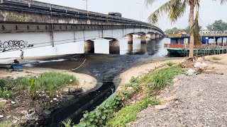 សកម្មជនរិះគន់អាជ្ញាធរអសមត្ថភាពទប់ស្កាត់ទឹកកខ្វក់ហូរចូលព្រែកកំពត