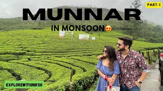 Exploring Munnar, Kerala in Monsoon😍Part-1 | Vlog \u0026 Travel guide | @ExploreWithNiksh