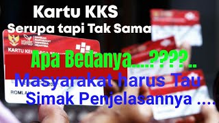 Perbedaan 3 JENIS Kartu KKS yang Terlihat Sama tapi beda Katagori \u0026 cara daftar nya @E-rwe11