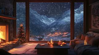 Snowfall Symphony with Fireplace Sounds: Relax, Unwind, and Sleep Peacefully on Winter Nights