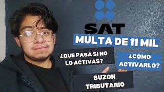 SAT evita las MULTAS por no activar tu buzon tributario / Adultos chiquitos