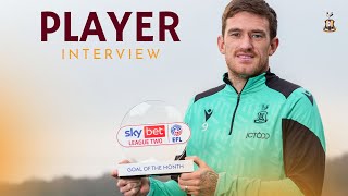 PLAYER INTERVIEW: Cook on winning December Sky Bet League Two GOTM