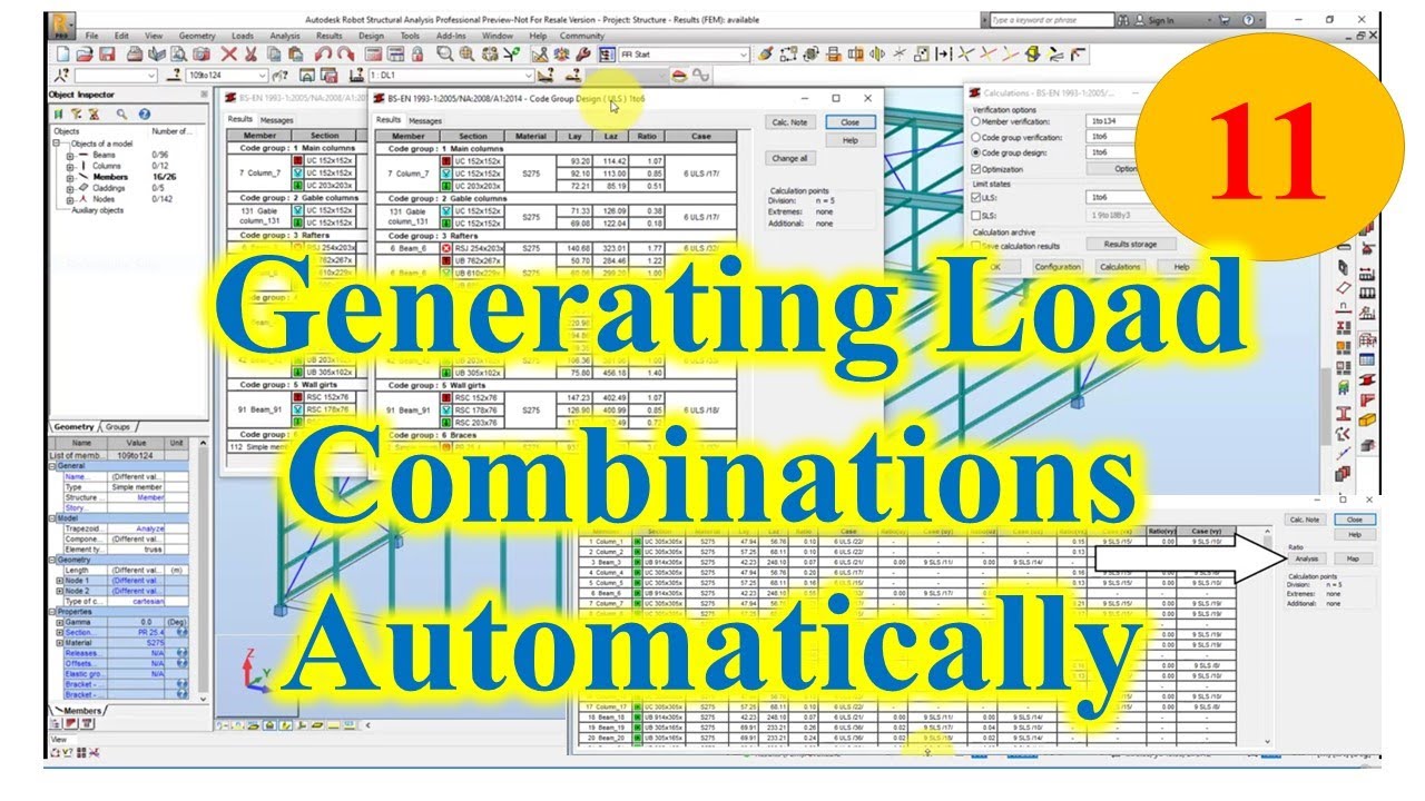 How To Generating Load Combinations Automatically Part11 Youtube