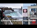 Crossing Canada - USA Border on Foot from Niagara Falls Canada Side: Before Solar Eclipse - Part 1