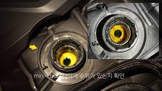 BMW G바디 냉각수 점검 방법