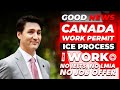 Canada Work Permit : No IELTS & No LMIA Job Offer ❌ ICE Process 2024 | Canada Immigration