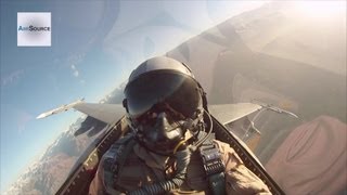 Incredible Cockpit Video: F-16 Fighter Jet Takeoff, In-flight Refueling