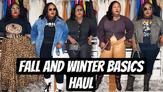 PLUS SIZE FALL AND WINTER BASIC CASUAL HAUL, 2024, AFFORDABLE FASHION