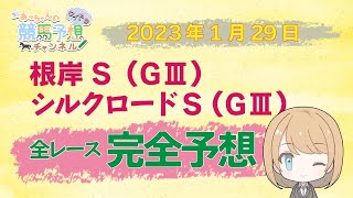 【JRA】1月29日中央競馬　根岸S・シルクロードSほか　東京・中京・小倉　全レース無料完全予想