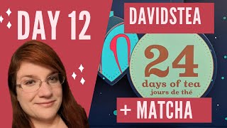 Just Peachy and Gingerbread Matcha | Day 12 DAVIDsTEA Advent 2020