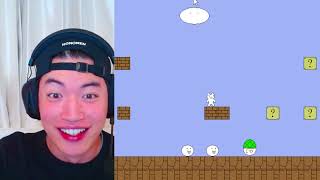 Try Not to Speak Japanese Challenge 2 - Cat Mario (Syobon Action)