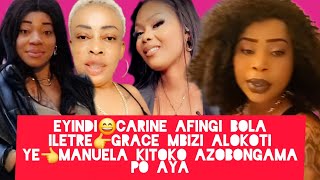 EYINDE😁CARINE AF#NGI BOLA👉ZOBAZOBA/AYEBI KO KOMA TE👈GRACE MBIZI RECADRE CARINE NA HENRITA BA KINOISE