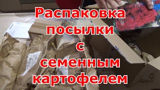 Распаковка посылки с семенным картофелем из интернет-магазина