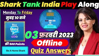 Shark Tank India Offline Quiz 03 February Answers || SHARK TANK INDIA Play Along|| Kishore Kushwaha