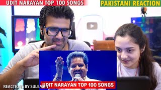 Pakistani Couple Reacts To Top 100 Songs Of Udit Narayan | Random 100 Hit Songs Of Udit Narayan