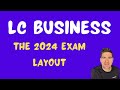 Leaving Certificate Business - Exam Layout for 2024