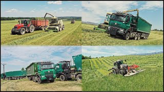 [4K] Senáže 2021 |Massey Ferguson NEXT EDITION S7726, Krone Big X770, 2x S8740, 3xTatra Phoenix|