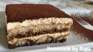 Tiramisù recipe |তিরামিসু-ইতালিয়ান ডেজার্ট |traditional Italian dessert Tiramisu no raw eggs recipe