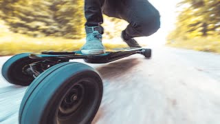 EXTREMELY SMOOTH Airless Rubber Electric Skateboard Wheels