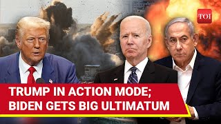 'Stop War Before...': Trump's Big Ultimatum To Biden Over Israel-Hezbollah War In Lebanon - Report