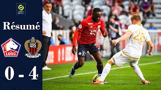 LOSC Lille - OGC Nice 0-4 | Résumé - Ligue 1 Uber Eats 2021-22