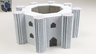 How to make Castel del Monte from 30000 Magnetic Balls | king of magnet |