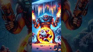 The battle between Gru and Minion VS Santa, Iron Man, godzilla, Pennywise, Elsa Maleficent