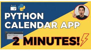 "Build a Calendar App in Python Step by Step | Tkinter Mini Project for Beginners 2025 🔥"#project