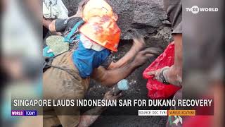 SINGAPURA PUJI TIM SAR INDONESIA ATAS EVAKUASI DI DUKONO
