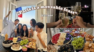 Paris vlog I Bastille day I Before Paris Olympic 2024 ceremony I Du học Pháp