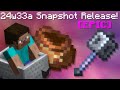 Set Minecart Speed! Bundles! Redstone Changes! New Baby Mobs! Minecraft Snapshot 24w33a Release!