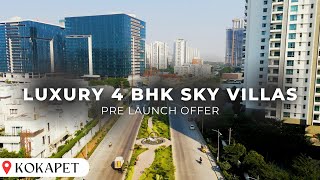 EXCLUSIVE 4BHK SKY VILLA FOR SALE | PRE LAUNCH | LIMITED INVENTORY | RERA APPROVAL AWAITED